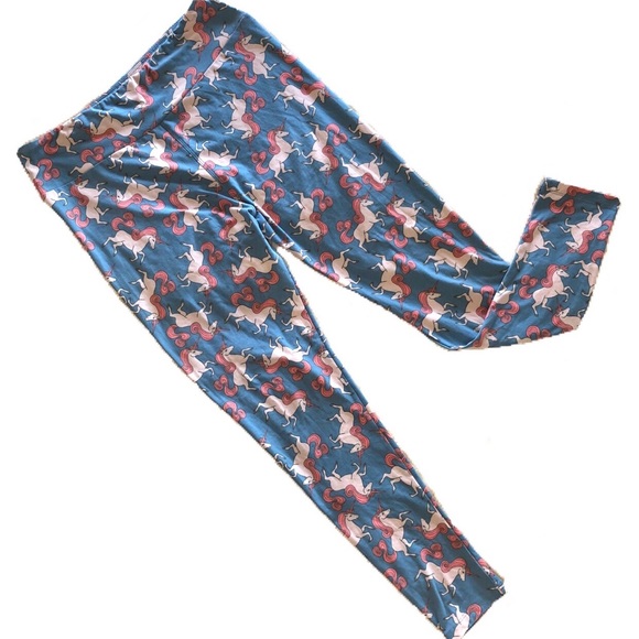 LuLaRoe Pants - Lularoe Unicorn Baby gender reveal TC tall curvy